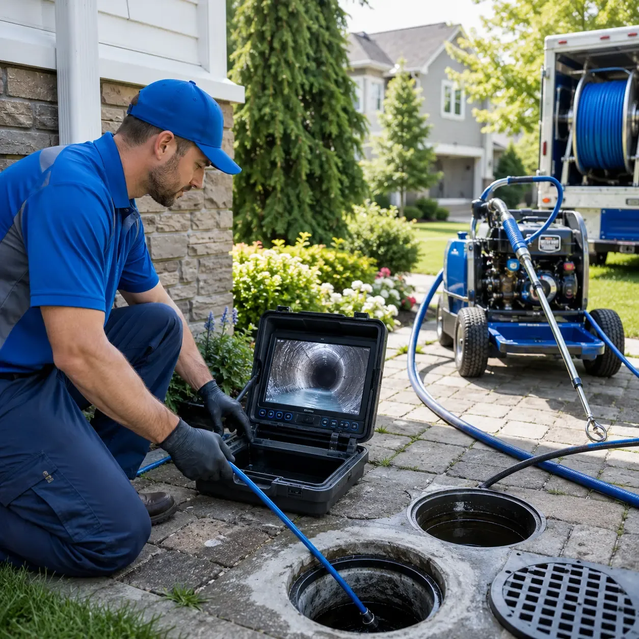 Outdoor drain cleaning professionals serving Goessel, KS